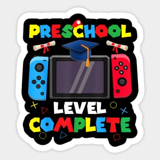 Preschool Level Complete Gamer Class Of 2024 Pre k Graduation Sticker